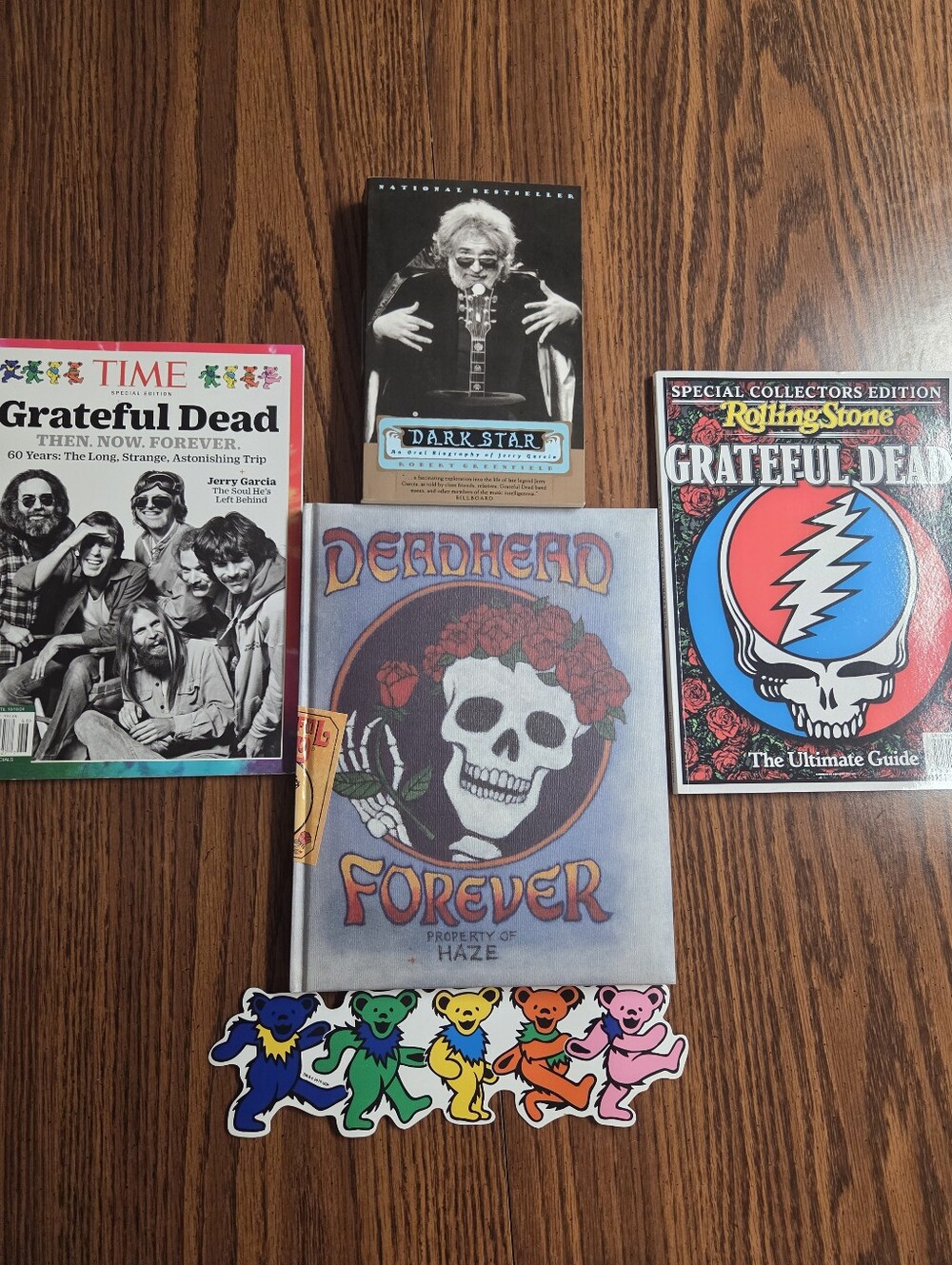 Grateful Dead. Dark Star. Jerry Garcia. Rolling Stone. Time. Dancing Bears